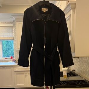 MICHAEL Michael Kors Navy Trench Coat